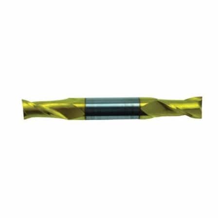 End Mill, Center Cutting Double End Regular Length, Series 5895G, 14 Cutter Dia, 338 Overall L